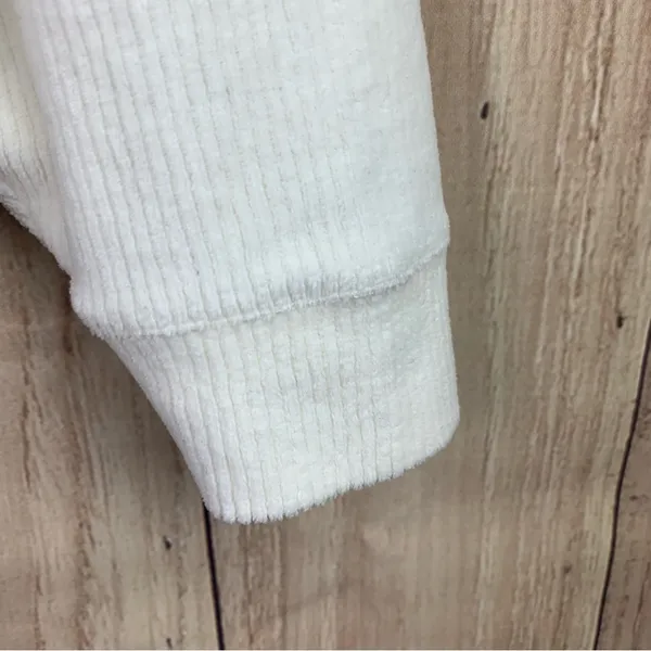Madewell White Cowl Turtleneck Ribbed‎ Sweater - Image 2