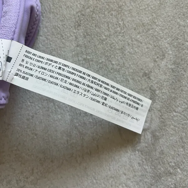 {Abercrombie & Fitch} Brand New Shiny Lavender Bikini Top - Image 8