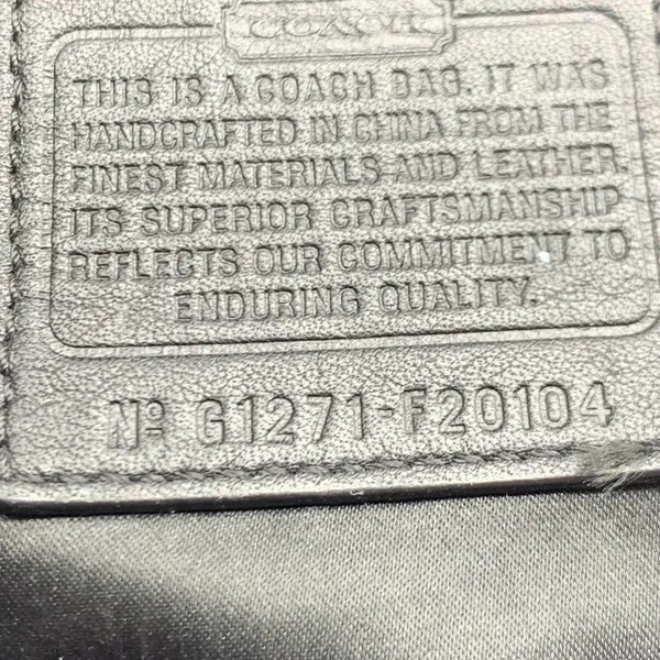 COACH Ashley black leather satchel - Image 13
