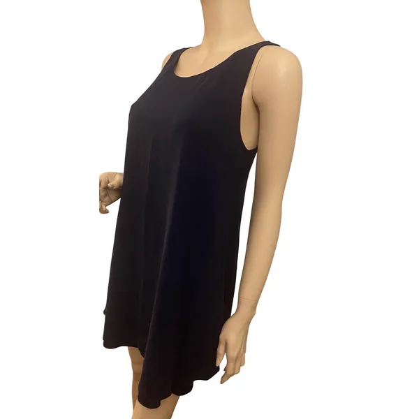 Alice + Olivia Silk Mini Dress‎ Navy Blue - Size Small Petite - Image 7