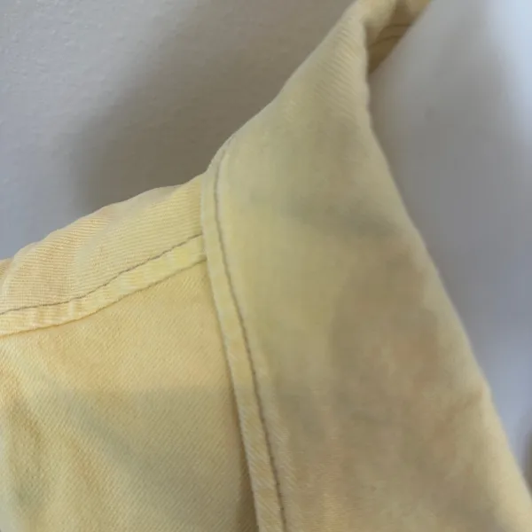 Tanya Taylor Butter Yellow Denim Vest Top SIZE 4 Waistcoat Western Designer $345 - Image 13