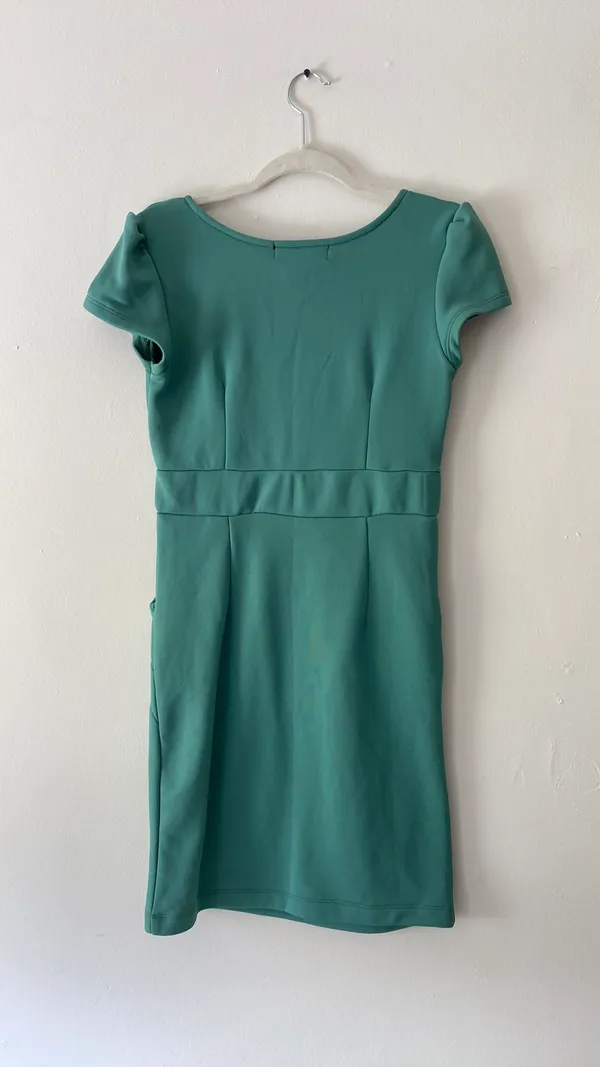 Appropriate Behavior Sage Green Dress - Image 3