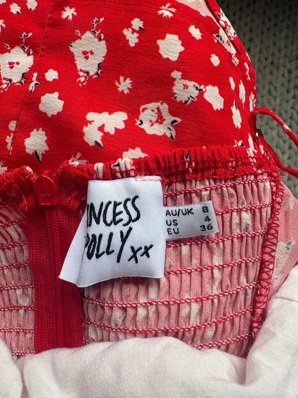 Princess Polly Dress Red - Image 4