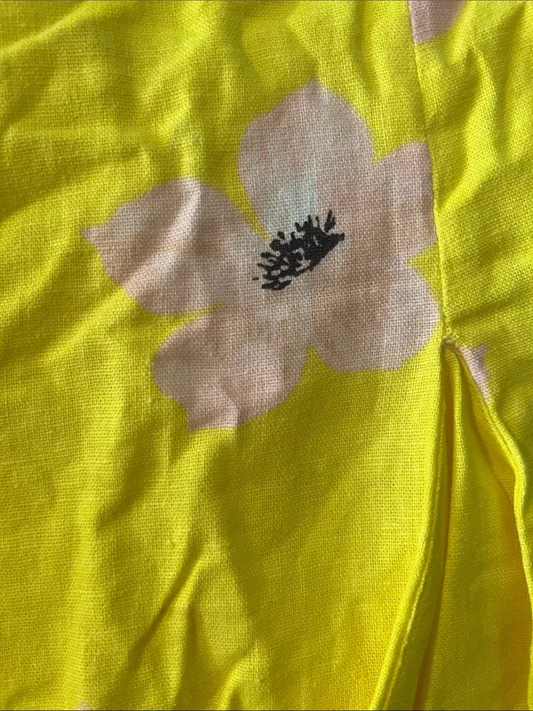 Zara Yellow Floral Spaghetti Strap Cami - Image 4