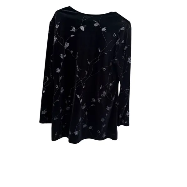 Elegant Black Velvet Blazer - Image 9