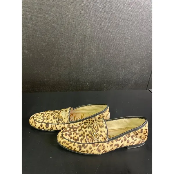 Sam Edelman Women's Leopard Cow hair Shoes Size 8 SKU 2214 - Image 2
