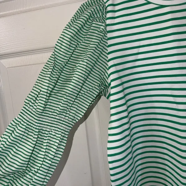 Addison Bay Stripe Long-sleeve Crewneck Pull-on Top(Size Medium) - Image 8
