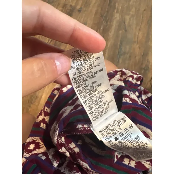 Roxy Y2K strapless patterned casual dress - Image 4