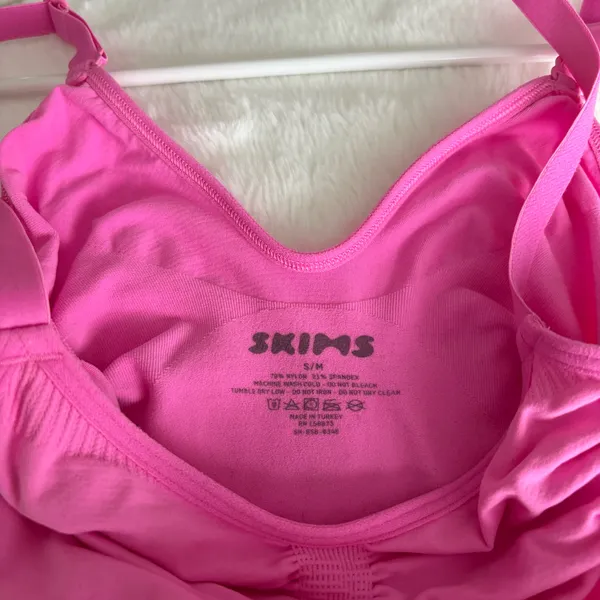 Pink Skims Sculpting Bodysuit Neon Orchid - Image 9