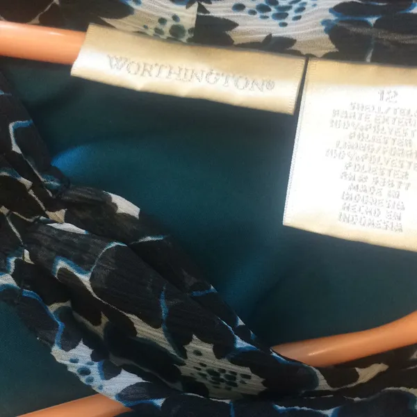 FINAL MARKDOWN Worthington Surplice knotted front top 12 - Image 4