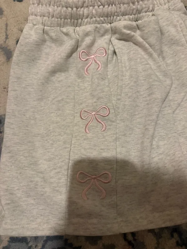 Boutique Bow Sweat Shorts - Image 3