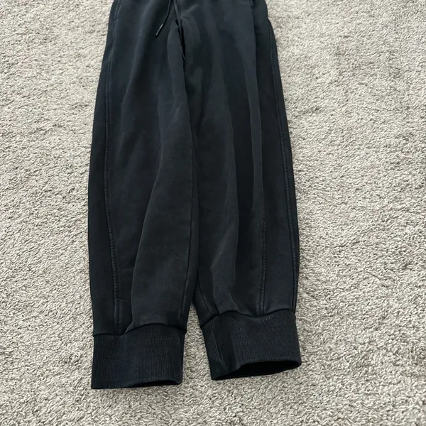 JoyLab Black Drawstring Joggers with Tapered Cuffs - Image 6