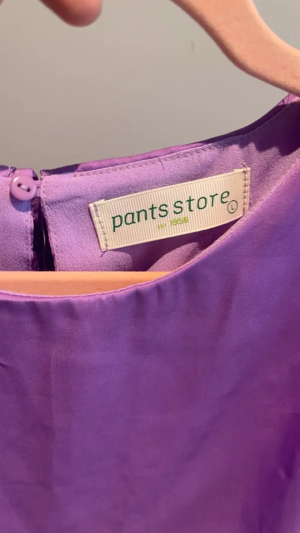 The Pants Store Purple top with shoulder pads - Image 3