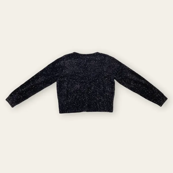 NWT Old Navy Textured Shine Cropped Cardigan Sweater - Image 3