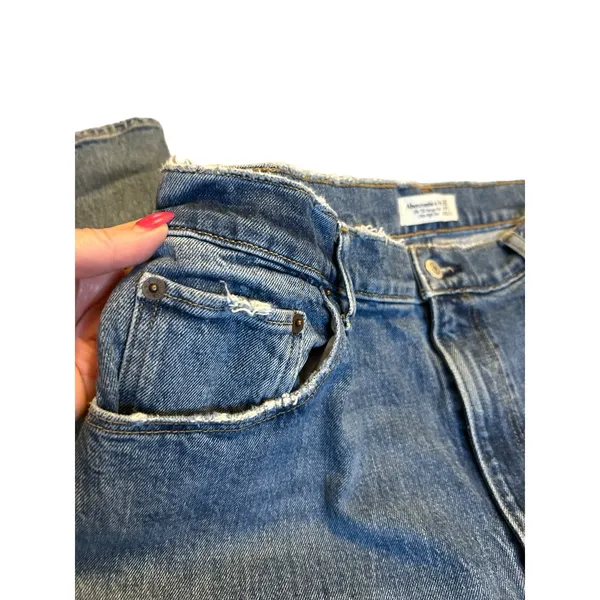 Abercrombie and Fitch The 70s Vintage Flare Ultra High Rise - 32 14L - Image 8