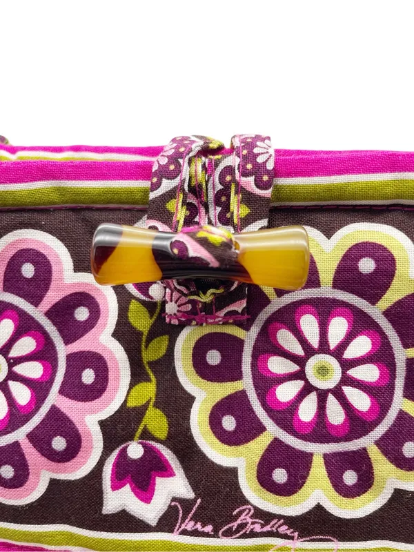 NWT Vera Bradley Very Berry Paisley Quilted Tote Bag Pink Purple Floral Made USA - Image 3