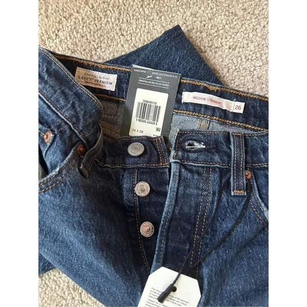 NWT levi’s wedgie straight jeans - Image 2