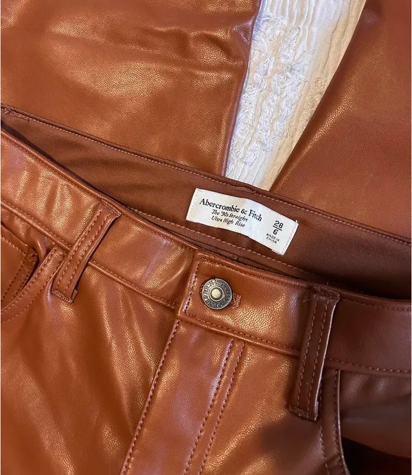 Abercrombie Leather Pants - Image 3