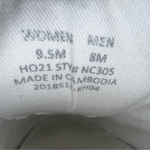 Madewell‎ Kickoff Sneaker Olive Grove Multi Unisex W: 9.5/M: 8 Spotted Calf Hair - Image 7