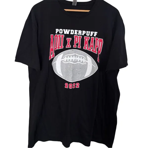 Gildan 💥 AOII x PI KAPP Powderpuff Football 2022 Crewneck Top - Image 2