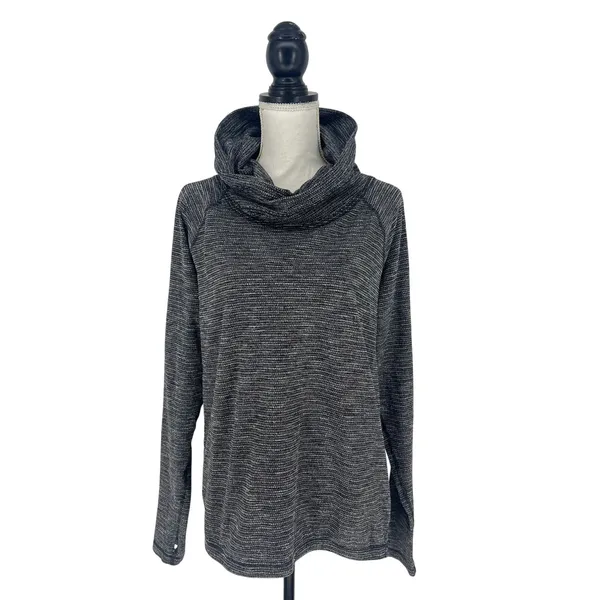 Lululemon Healthy Heart‎ Rulu Pullover Coco Pique Black 8 - Image 2