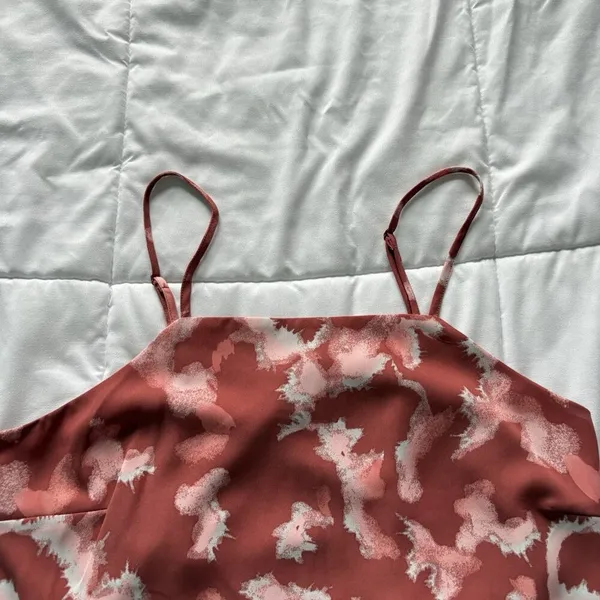 Nine West Womens Size Medium Pink Cami Camisole Tank Top Coquette‎ Summer Boho Chic Beach - Image 2