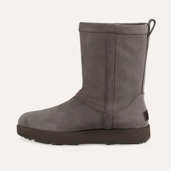 UGG Classic Short Weather Boot Gray Vibram Sole Size 7 Waterproof USED CONDITION - Image 3