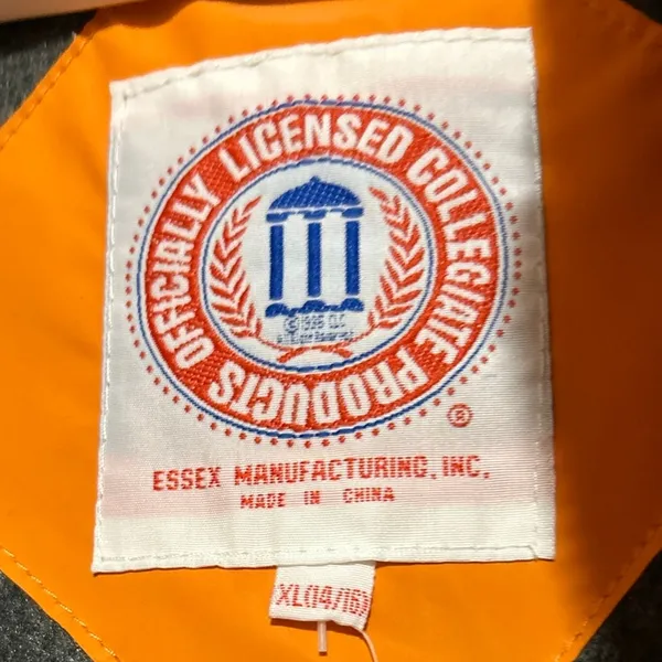 Essex Mfg Inc Boy's Officially‎ Licensed Collegiate Products TN Vols Jacket XL - Image 3