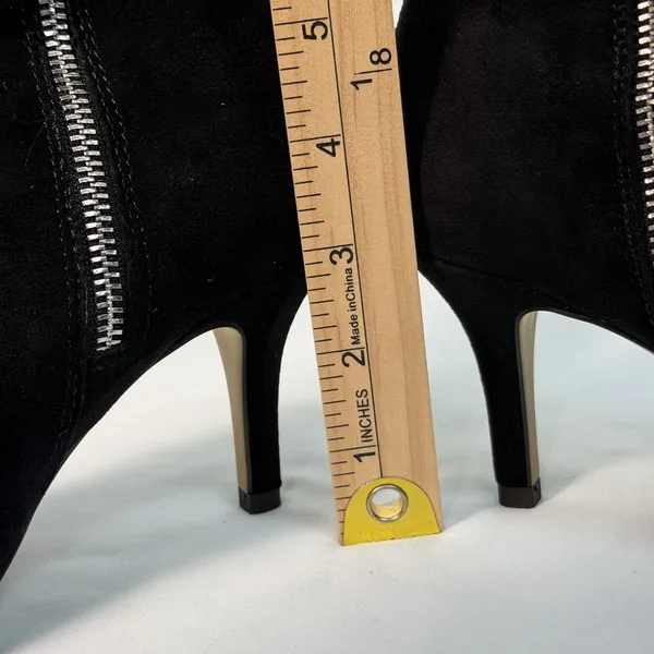 Bella Vita Woman Size-6M~ Danielle Leather Suede‎ Black Slouch Ankle Booties - Image 7