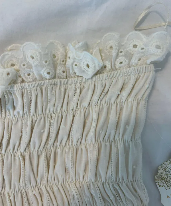 Altar'd State Cream Lace Crop Top - Image 3