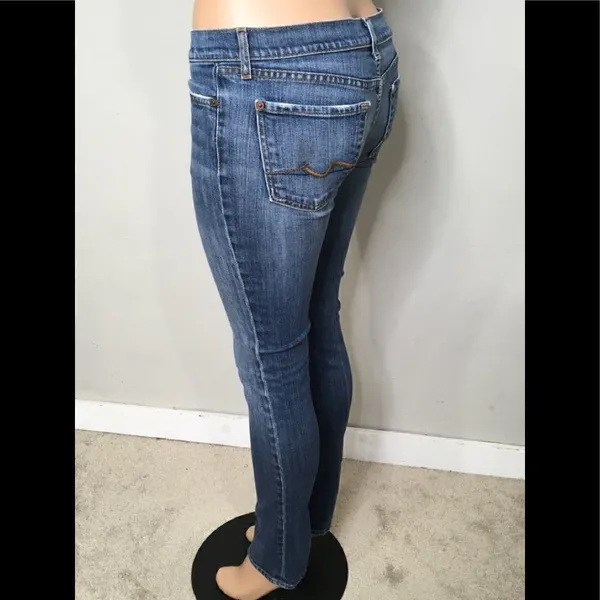 7 for all mankind faded jeans. EUC - Image 9