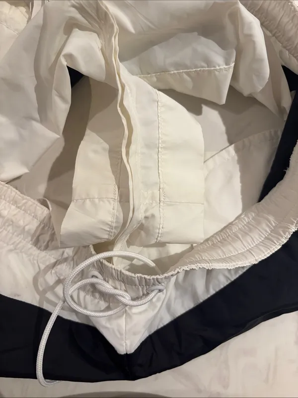 J.Crew White Swim/Active Shorts with Black Stripe - Image 7