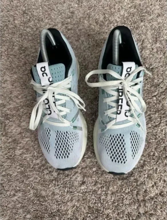 On Running On Cloud Cloudsurfer Running Cushioned Shoes Mineral/Aloe Women’s 7.5 - Image 7