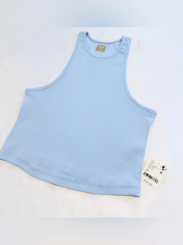 NWT Free People Free-est Milani Tank – Blue Snowflake – XS - Image 5