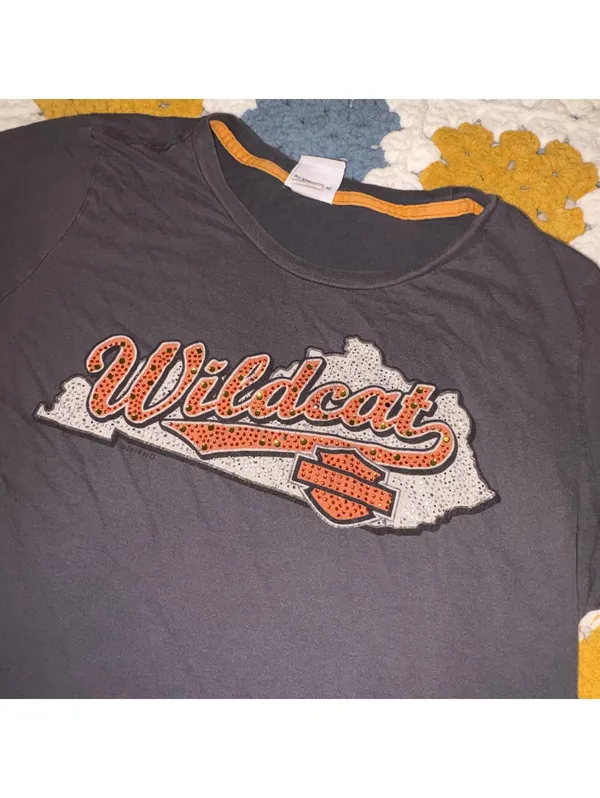 Harley-Davidson Woman’s XL Wildcat Sparkle Motorcycle London, KY Graphic Tee - Image 2