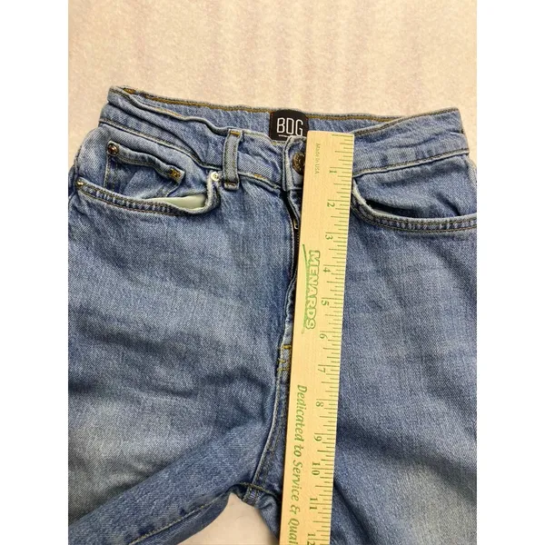 BDG Urban Outfitters High Rise Straight Leg Jeans‎ Medium Wash Blue Size 25 - Image 5