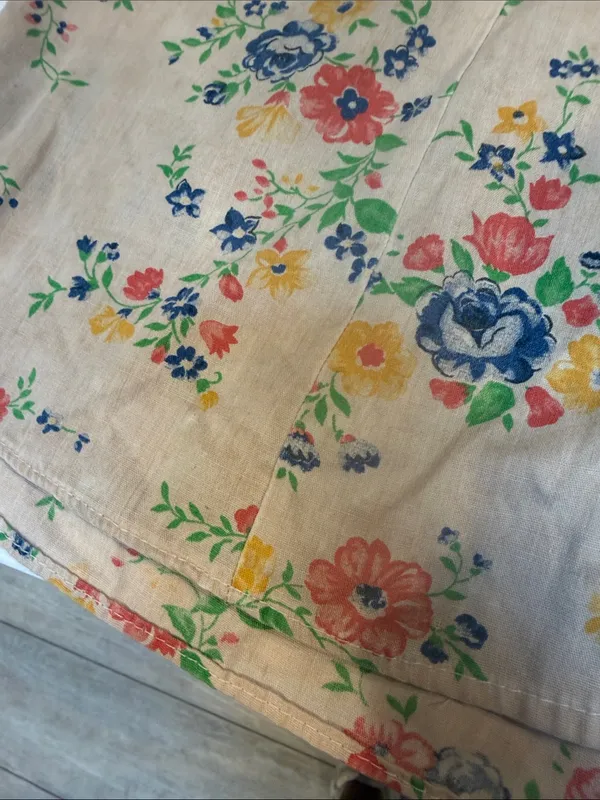 Vintage 1970s Womens Wrangler Floral Western Shirt M Flaws - Image 16
