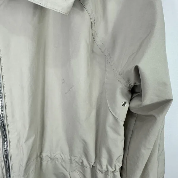 Athleta Parka Jacket Women XS Beige Hooded Lightweight Travel Ahtleisure Minimal - Image 4