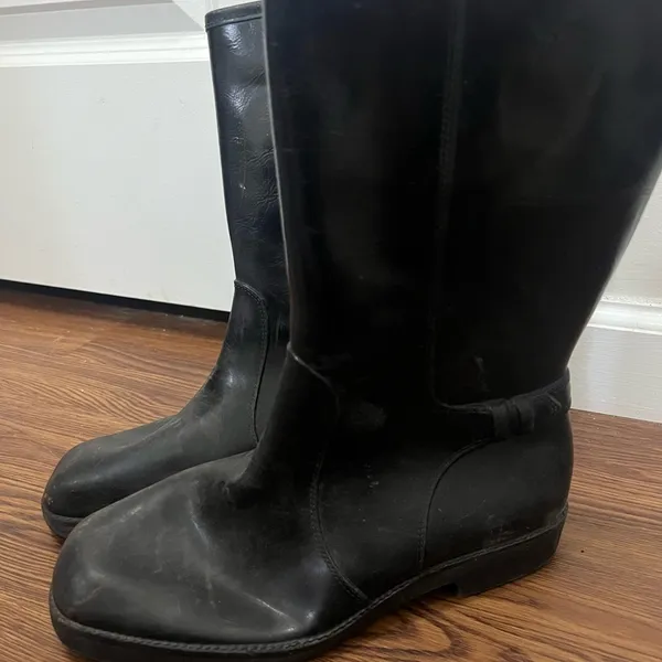 Black Waterproof Mid Calf Boots Size 7 US - Image 2