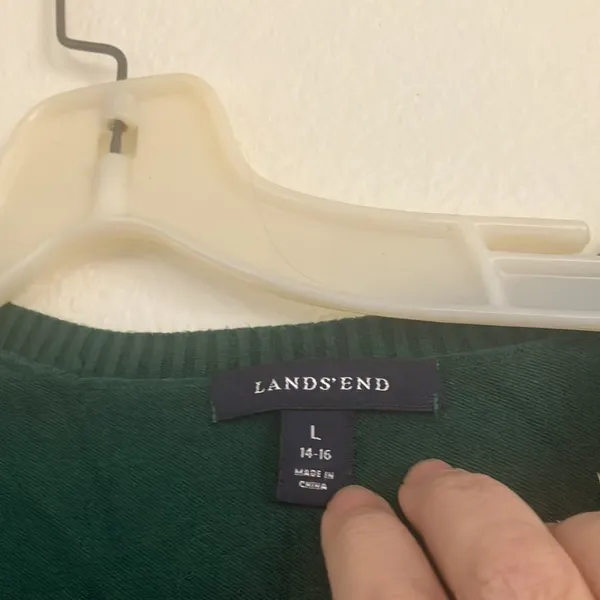 FINAL MARKDOWN Lands end v neck sweater large - Image 3