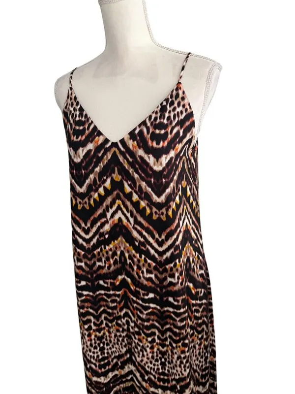 ELAN Animal Print Maxi Dress Size Large NEW NWT - Image 3
