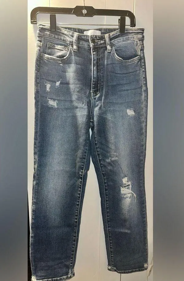 NWOT Vervet Distressed High Rise Slim Straight - Image 3
