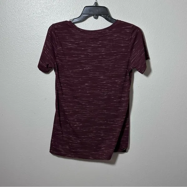 Nike Women Maroon‎ Athletic Basic Dri-Fit shirt size small - Image 4