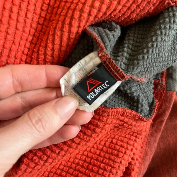 Vintage y2k 90s Patagonia Polartec Fleece Half Zip Pullover - Image 8