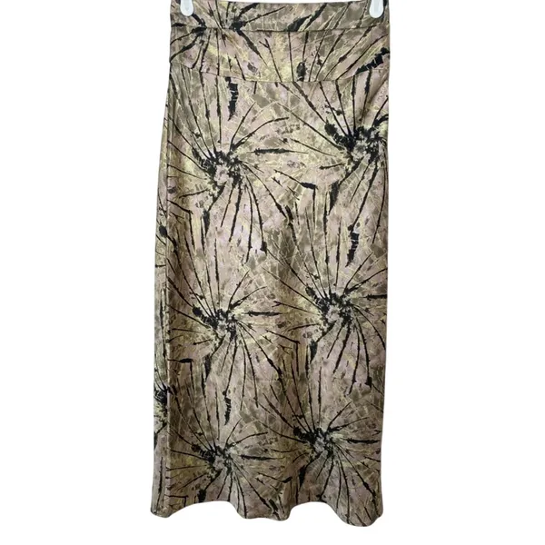 Free People Normani Bias Skirt in Magic Smoke Combo Size 2 Tie Dye Boho Festival - Image 4
