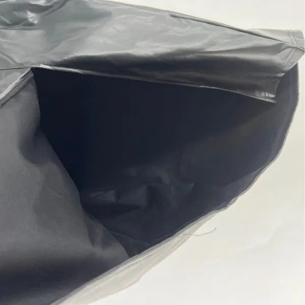 Shein Elegant Black Faux Leather High‎ Rise Front Skit Women's Midi Pencil Skirt - Image 3