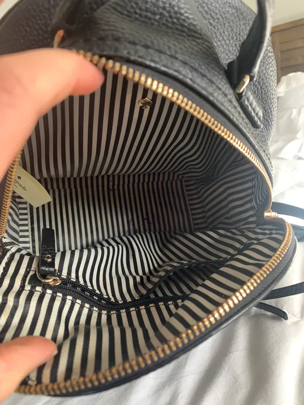 Kate Spade Black Mini Backpack - Image 5