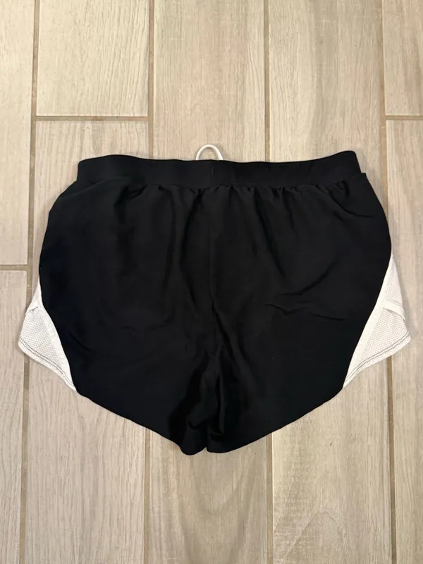 Under Armour Black Athletic Shorts with White Accent - Image 5