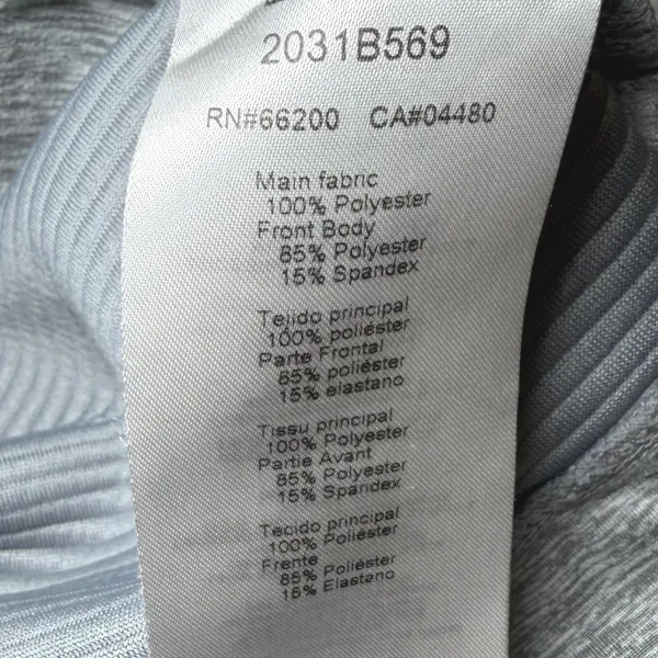 ASICS Womens Size Large Gray D1 Quarter Zip Hoodie Pullover Athletic Running Top - Image 6