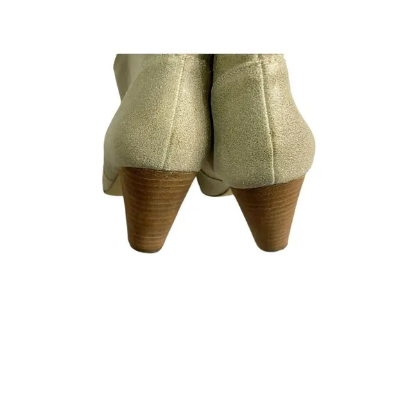 REPORT Booties Womens 6 Tan Suede Block‎ Heel Western Boho - Image 4